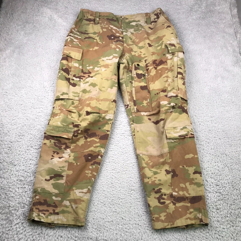 DriFire Pants Mens 34x28 Military Camo Utility Cargo Combat Canvas